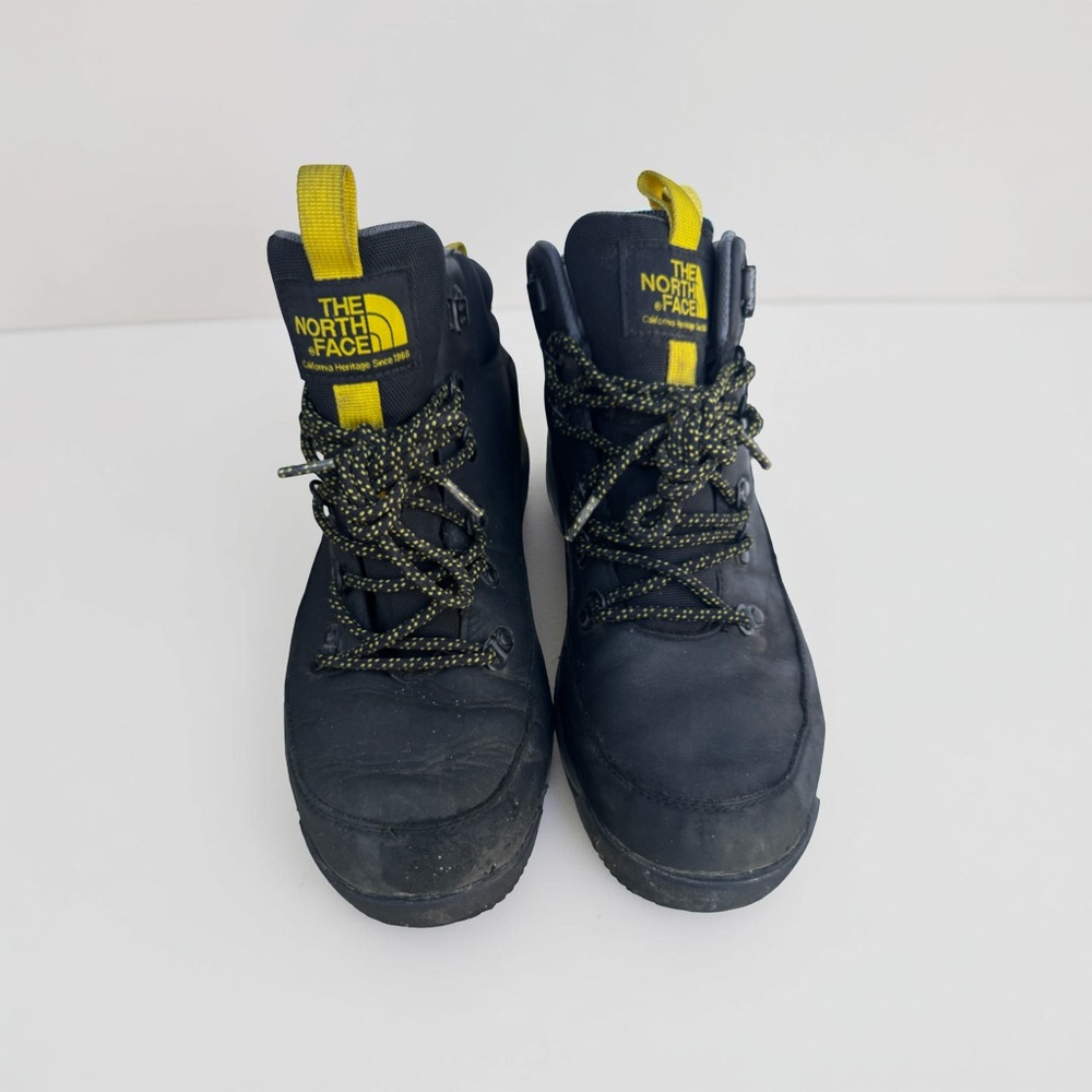 The North Face- Black and yellow Hiking Boots